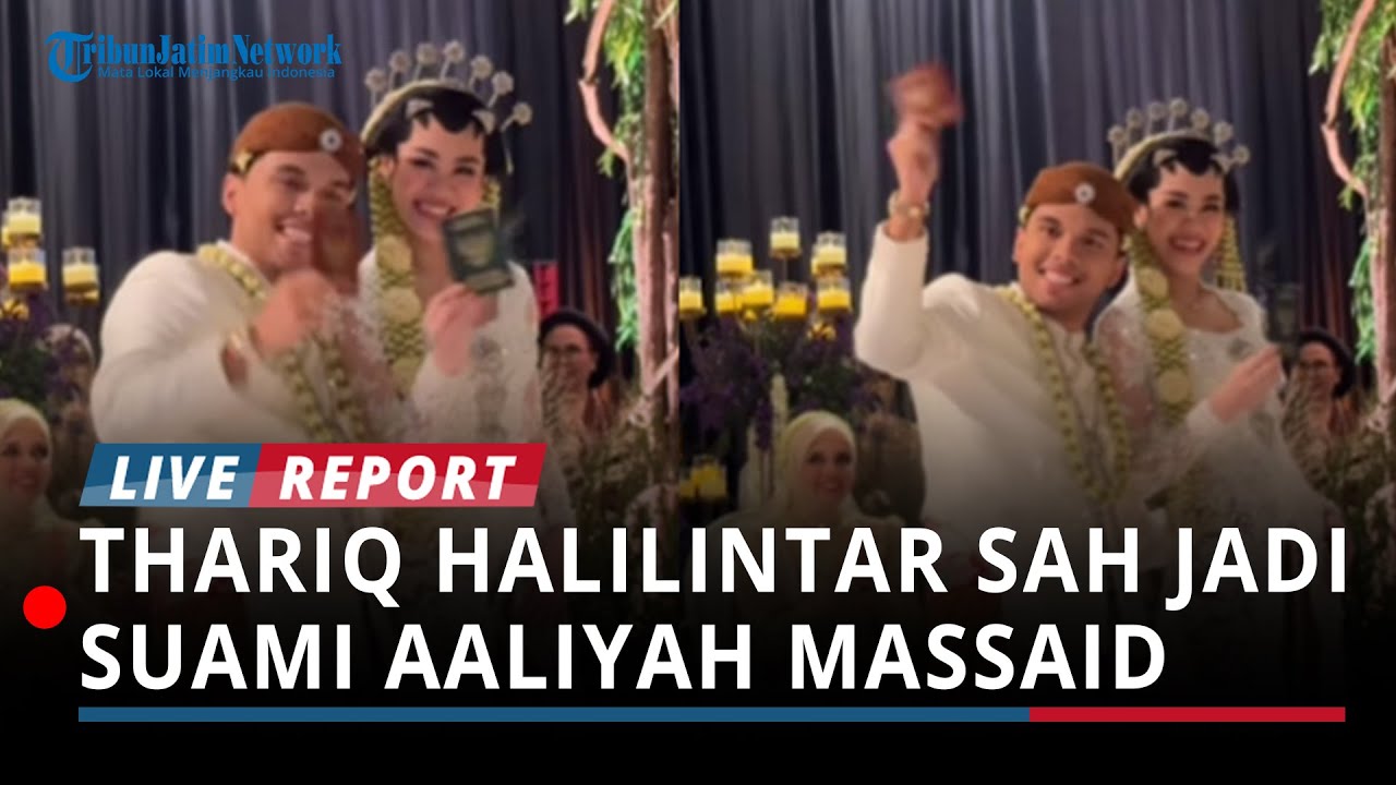 Thariq Halilintar Sah Jadi Suami Aaliyah Massaid, Nikahi Kekasih di Depan Jokowi