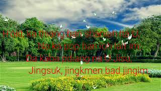 Video thumbnail of "💐🥀🌻🌾katno thiang ka long ban shyniah.🍂🍄🎍🌼 track 🌺🌸💐gospel lyrics instruments🌷🌷"