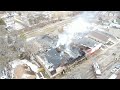 Aftermath of Lennon Supermarket Fire, Lennon, Michigan, 2/19/2023