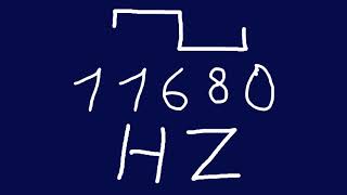11680 hz square