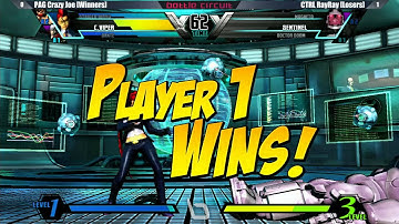 Next Level Battle Circuit 107 - UMVC3 - Grand Final - PAG Crazy Joe vs CTRL RayRay