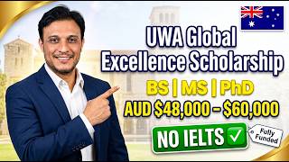 UWA Global Excellence Scholarship Australia 2026 | How to Apply: Step-by-Step Guide | BS, MS, PhD