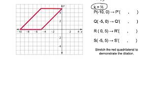 3.3 Example 2 - Dilations in the Coordinate Plane