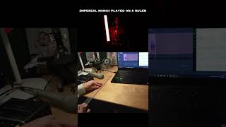 Star Wars "Imperial March" Played On a Ruler. #starwars #music #ruler #darthvader #music