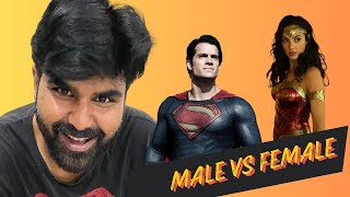 Male VS Female superheroes