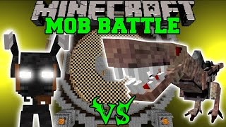 MORBID HARVESTER VS NASTYSAURUS & HAMMERHEAD - Minecraft Mob Battles - Mods