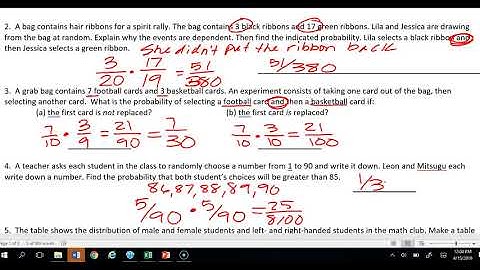 Video of Unit 12 Test Review
