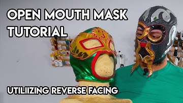 Lucha Mask Tutorial - Open Mouth Mask