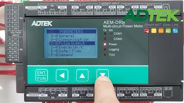 ADTEK FAQ 銓盛電子-新品AEMDRB-教學影片-F 0 需量設定 ( AEMDRB-F 0 Demand Setting Instruction)