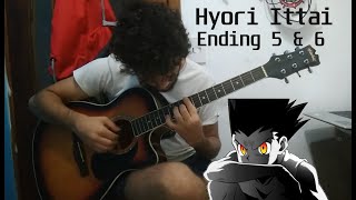 Hunter x Hunter Ending 5 & 6 on Fingerstyle  'Hyori Ittai' (TABS)