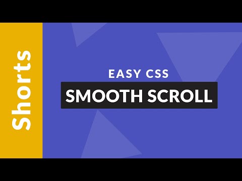 CSS Only Smooth Scroll (EASY)