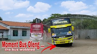 The STJ Bus Convoy enters the restaurant, the bus until it sways..
