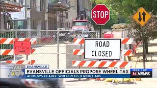 Evansville city officials announce ‘Wheel Tax’ to support road repairs