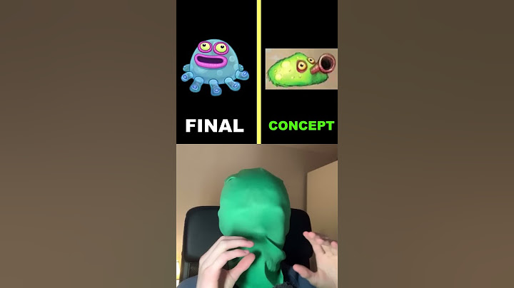 #mysingingmonsters  Concept Art VS Final Design #msm #shorts #scary