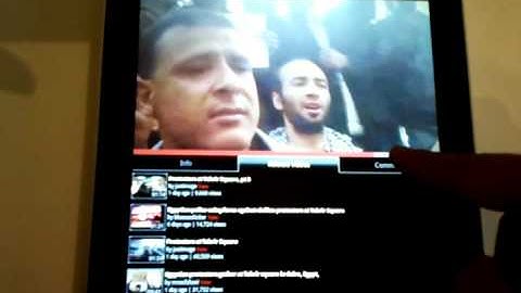 9.7" Android 2.2 Multi-Touch Tablet PC - YouTube Video Viewing