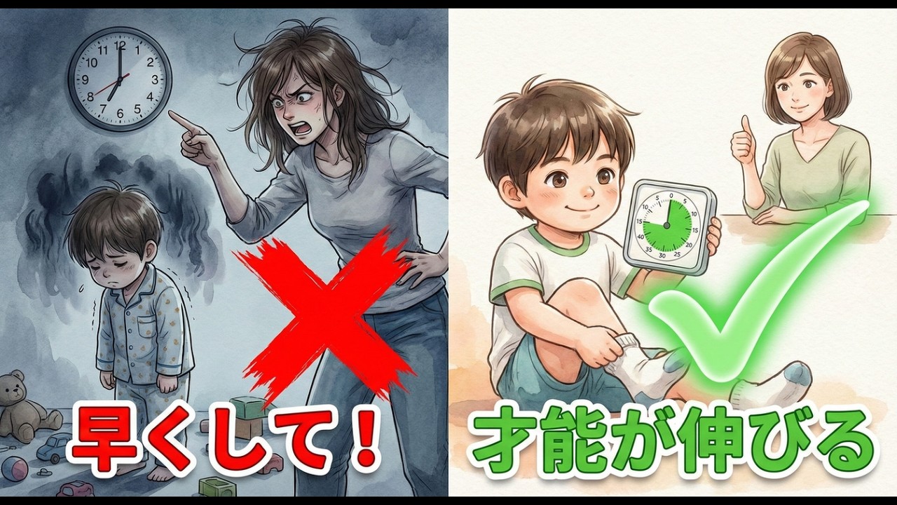 3歳〜6歳の親は【絶対やめて】！その「手助け」が子供の脳を破壊しています