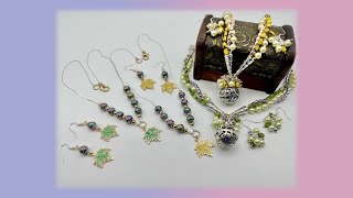 Two Necklace and Earring Set Tutorials @GGCBeginningbeaders