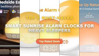 Details Why Everyone Is Buying Smart Sunrise Alarm Clocks For Heavy Sleepers - Sunrise Alarm Clock Wake Up L Guide