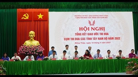 Cụm các tỉnh Tây Nam Bộ ký kết giao ước thi đua năm 2023