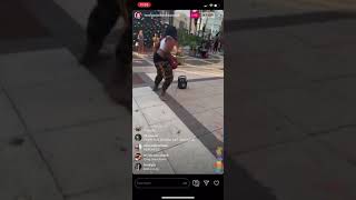 lovely peaches concert itchin and burnin singing and dancing in public