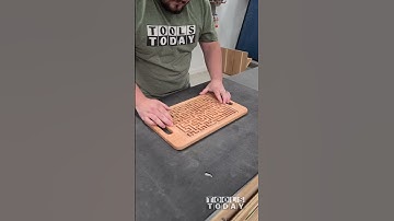 Cutting Wood Maze on CNC