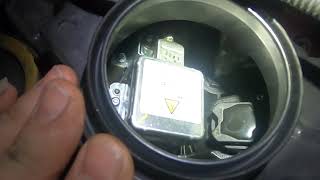 2014 Ford Escape HID Headlight Bulb Removal