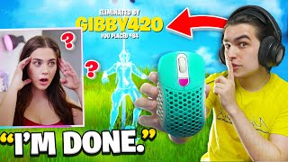 Fortnite WIRELESS MOUSE PRANK on my Girlfriend in ARENA DUOS...