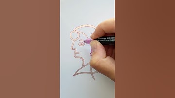 How To Draw a Perfect Face In 20 Seconds? #kids #art #challenge