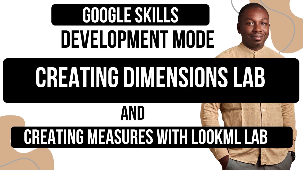 Creating Dimensions and Measures with LookML Part 01 - YouTube