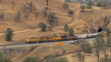 Union Pacific manifest at  Tunnel 10  Tehachapi and Cable.