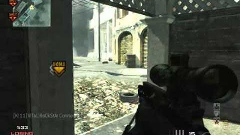 Mw3 Search and Destroy 1v6 MSR Clutch