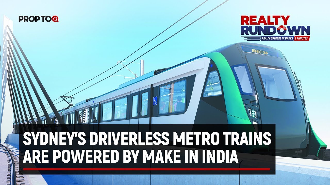 Sydney's driverless metro trains are powered by Make in India - YouTube