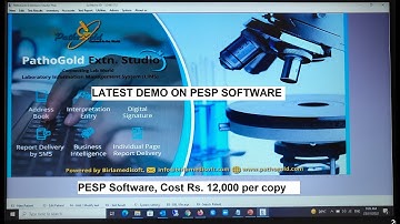 PathoGold Extension Studio Plus (PESP), Laboratory Management Software for Path Labs & Diag Centres