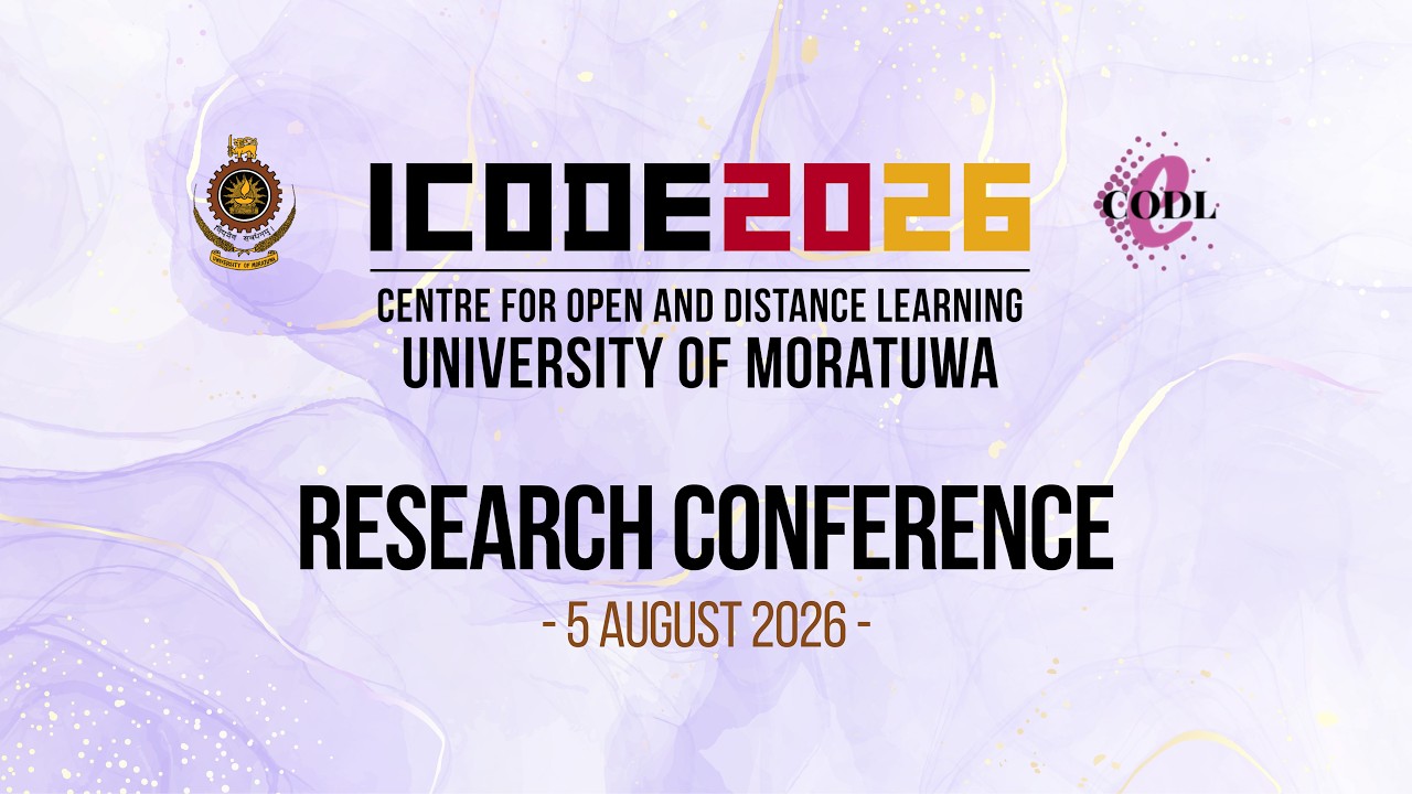 ICODE 2026 Research Conference