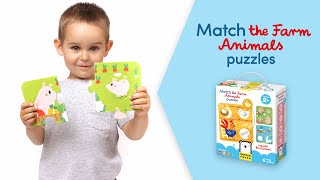 Match The Farm Animals Puzzles | Banana Panda screenshot 1