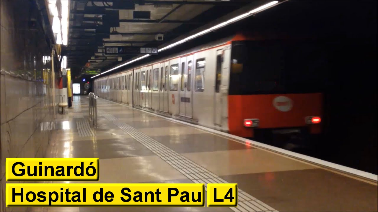 Metro de Barcelona Guinardó Hospital de Sant Pau L4