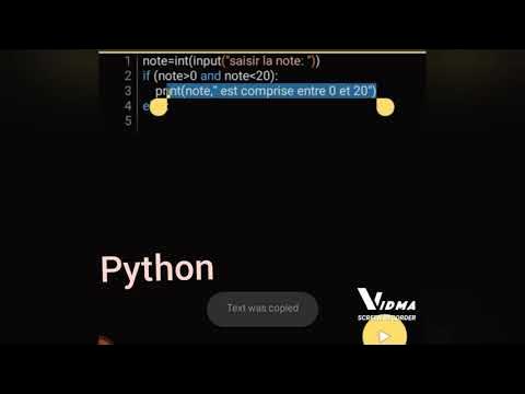 exercice 3, TD2, une note comprise entre 0 et 20. Python, C - YouTube