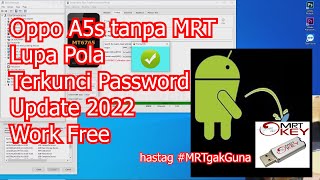 Reset Oppo A5S Lock Screen Lupa Pola Usb Only Work