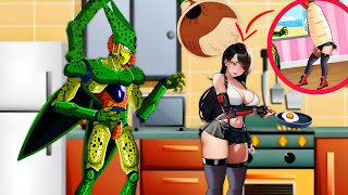 Tifa Lockhart is absorbed by the Cell Monster in the kitchen |  Final Fantasy VII REBIRTH