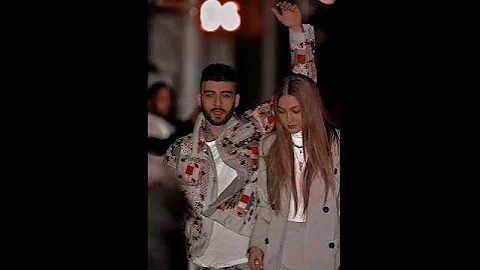 🔥 zayn malik gigi hadid together 🔥 brown rang song status ❤️ #old #memories #viral