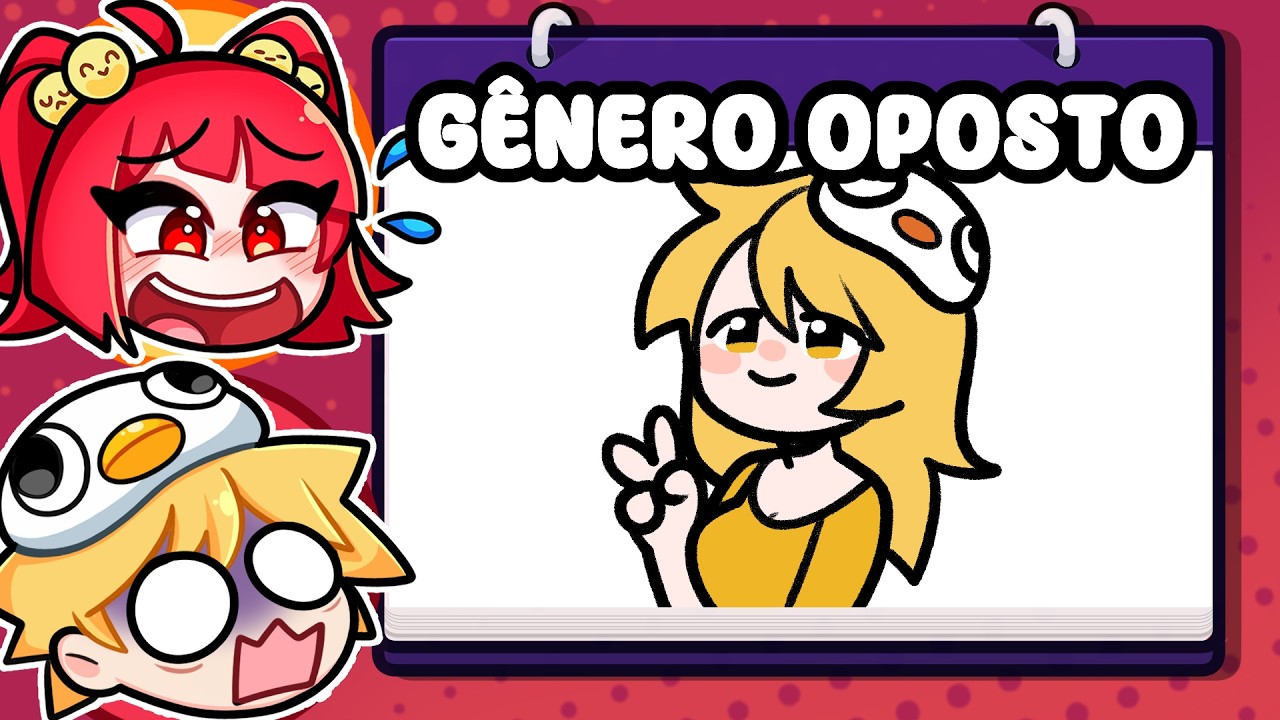 Turma da Batatinha se DESENHOU com GÊNERO OPOSTO no Gartic Phone!