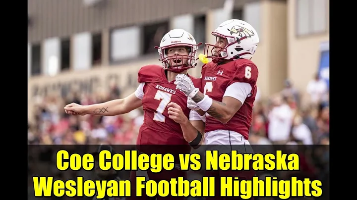 Coe College vs Nebraska Wesleyan Football Highlights | 62-14 Victory (9/20/25)