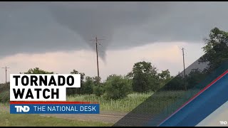 More severe weather threatens Texas and central US. The National Desk brings you live coverage.