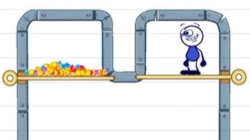 Pencil Boy Pull The Pin - All Levels Gameplay Android, iOS