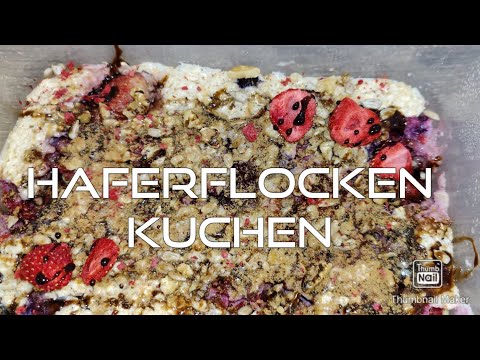 Video: Haferflockenkuchen Mit Beeren