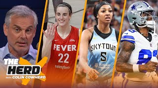 Caitlin Clark-Angel Reese fueling WNBA, pay CeeDee Lamb after Justin Jefferson's deal | THE HERD