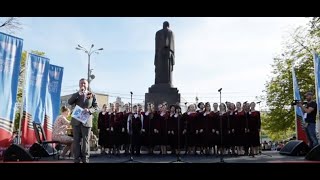 День Победы - 70 летие, Никитские ворота, концерт БДХ, Большой детский хор Попова, Анатолий Кисляков