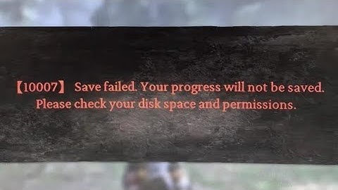 How To Fix “10007 Save failed” Error In Black Myth: Wukong