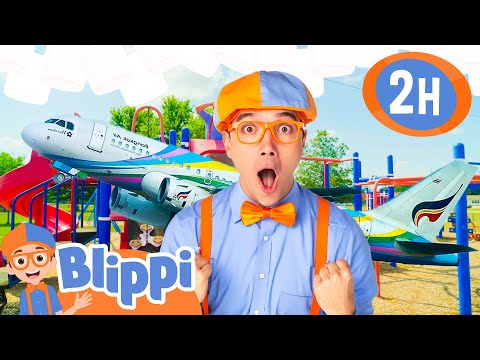 Blippi’s First Flight! ✈️ | Blippi | Kids Road Trip! | Kids Songs and Stories