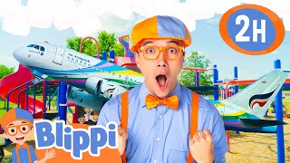 Blippi’s First Flight! ✈️ | Blippi | Kids Road Trip! | Kids Songs and Stories